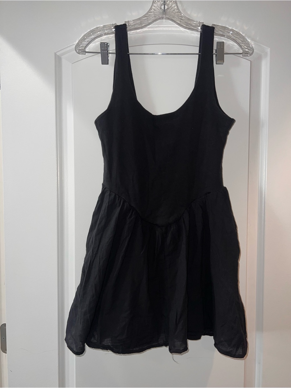 Urban Outfitters Black Scoop Neck Mini Dress